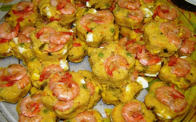 Cuscuz delícia de camarão