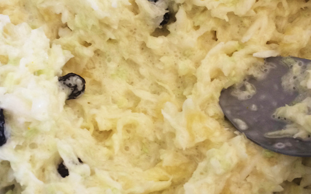 Salada de repolho e abacaxi