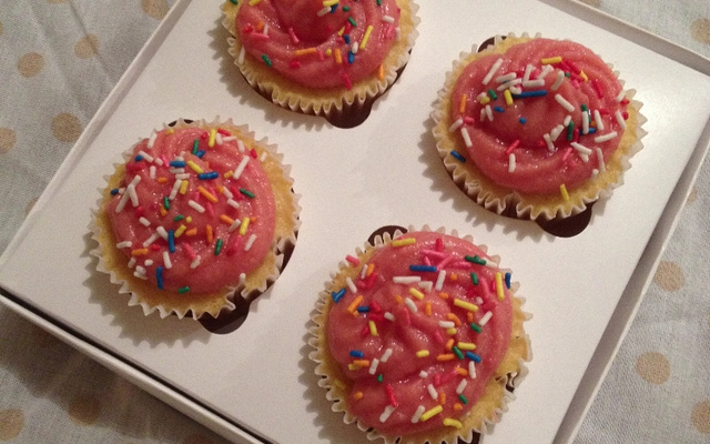 Cupcake de bicho de pé