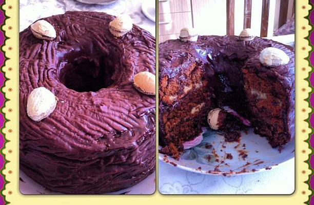 Pão de mel com recheio de doce de leite