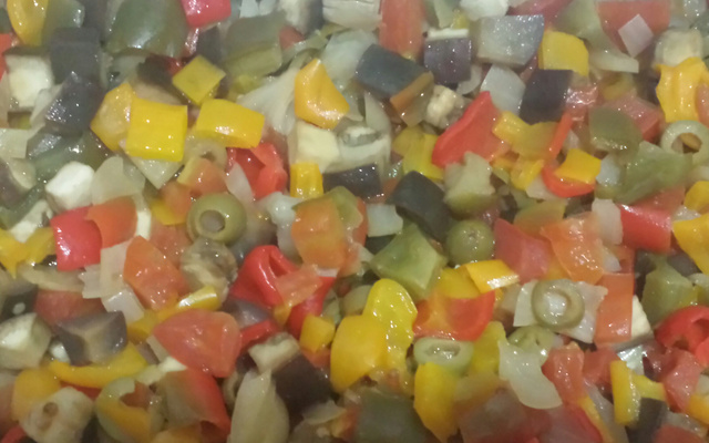 Caponata de berinjela