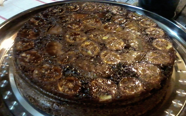 Bolo de banana integral com iogurte no liquidificador