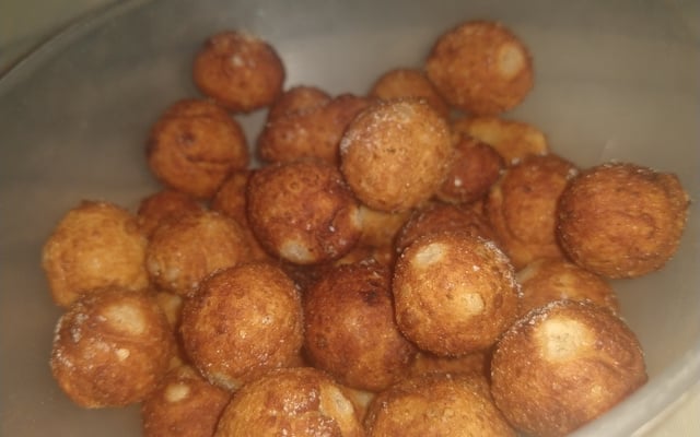 Massa de salgadinho de farinha