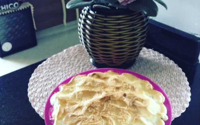 Sobremesa deliciosa de banana