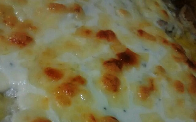 Filé de peixe ao molho branco