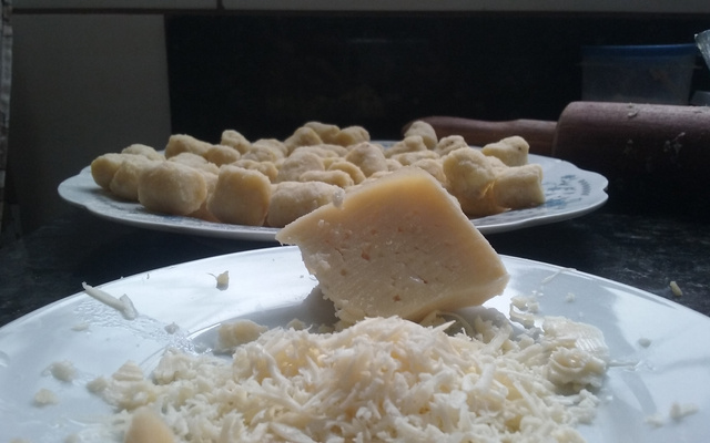 Nhoque de banana verde