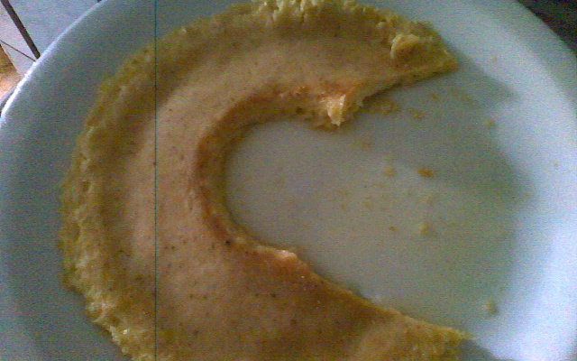 Pudim de pão sabor abacaxi