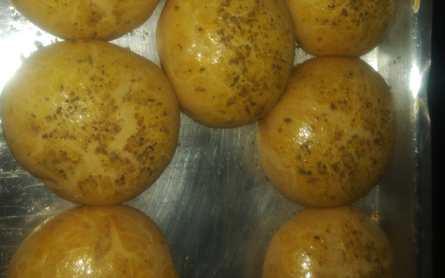 Pão de creme de cebola