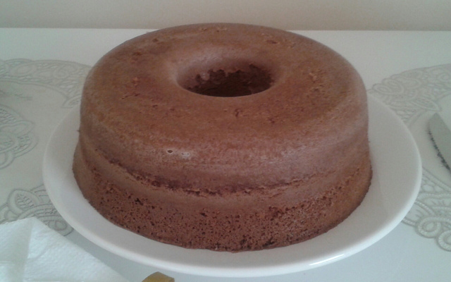 Bolo de chocolate de microondas