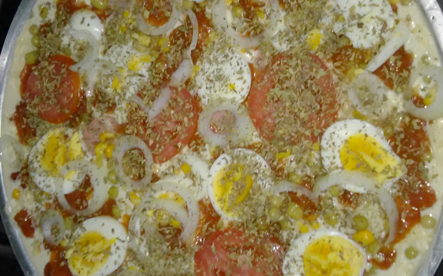 Pizza rápida de liquidificador