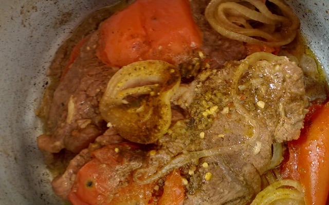 Bife de panela de pressão