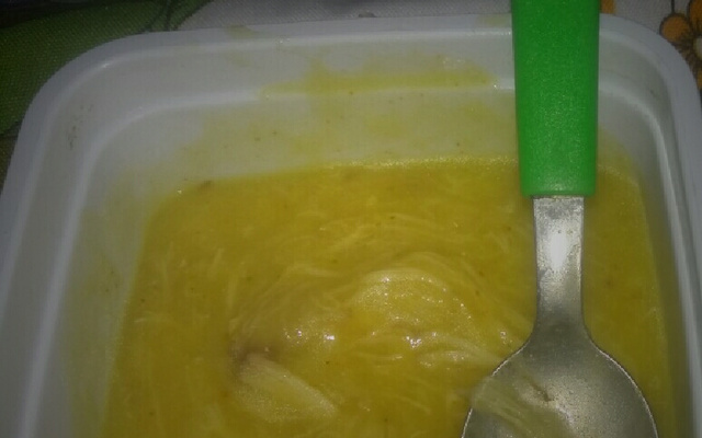 Sopa creme com frango e batata