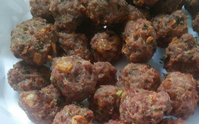 Bolinho de carne moida