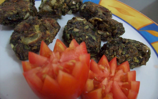 Bolinhos de espinafre assados