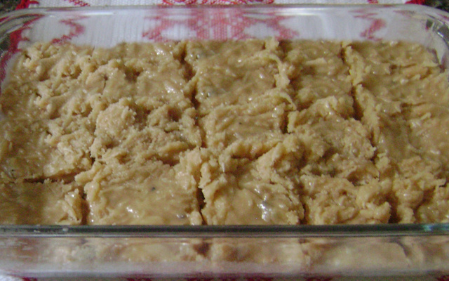 Cocada de leite condensado