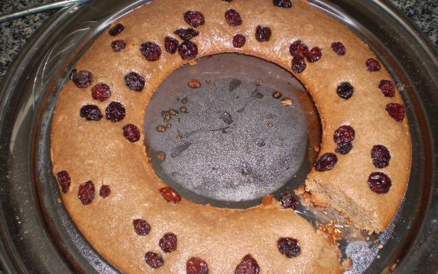 Pequeno bolo integral de granola e iogurte (liquidificador)