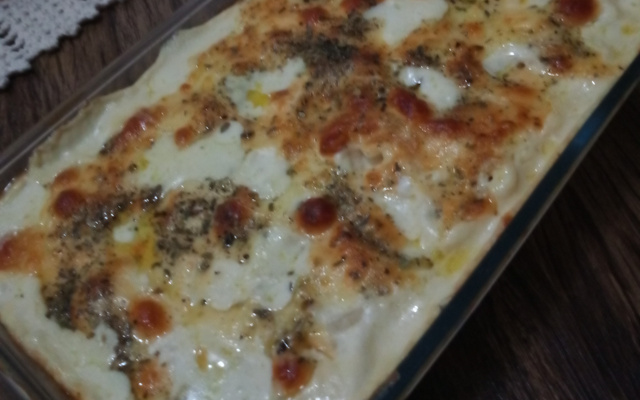 Rondele ao molho branco super rápido