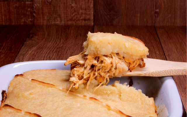 Purê de batata à moda fricassê