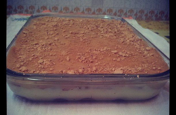 Pavê ao doce de leite