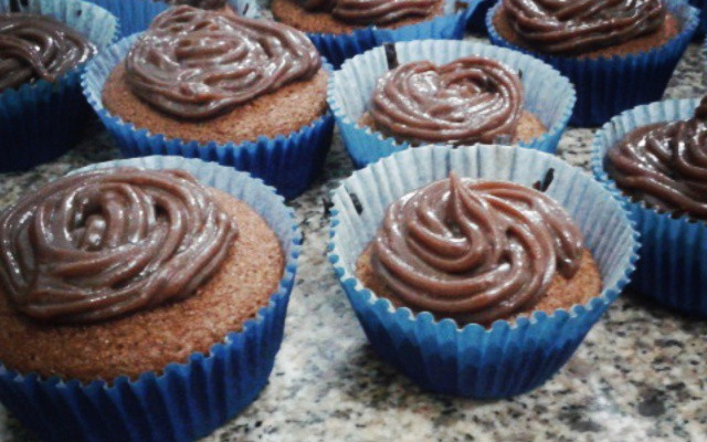 Cupcake de chocolate