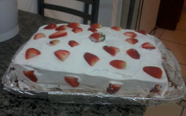 Bolo prestígio simples