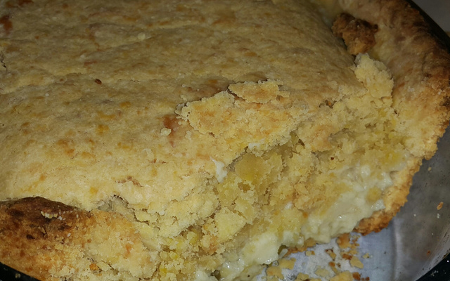 Torta de palmito com massa podre