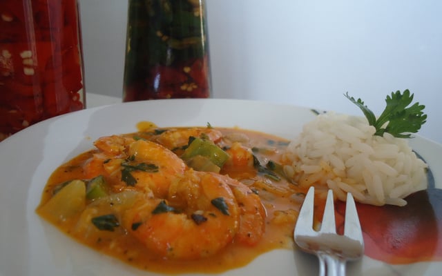 Camarão ao leite de coco