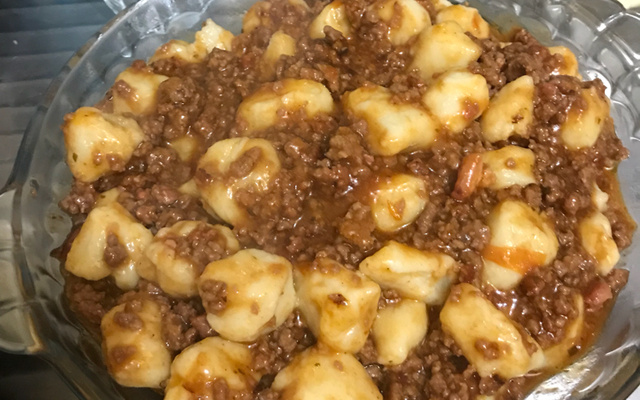 Nhoque perfeito com molho de bacon