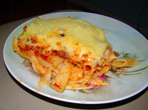Macarronada tipo lasanha