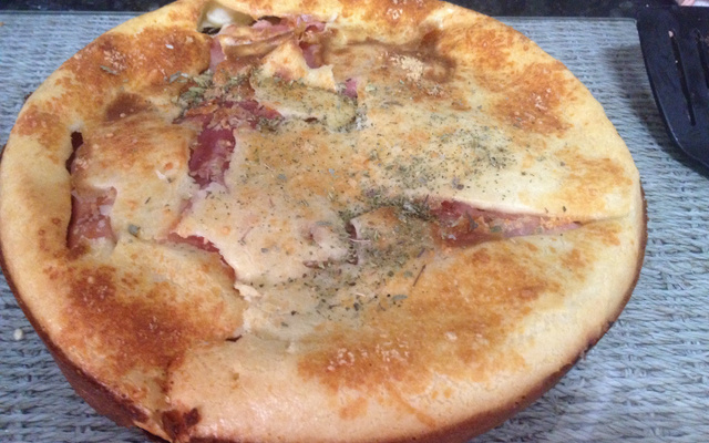 Torta de frango de liquidificador prática