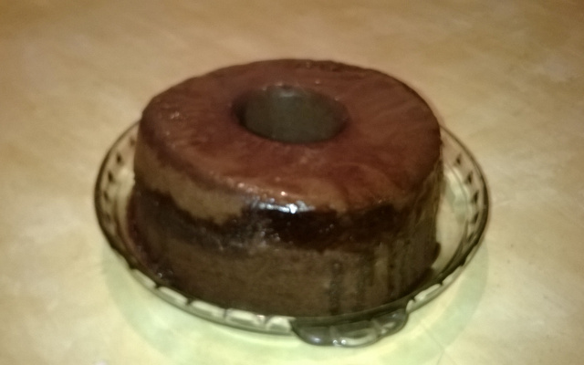 Bolo de micro-ondas de chocolate da Angélica
