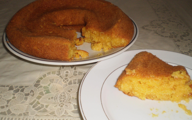 Bolo de milharina