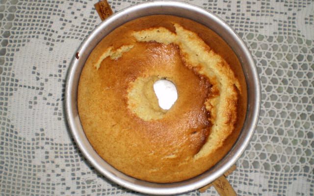 Bolo fofo de liquidificador