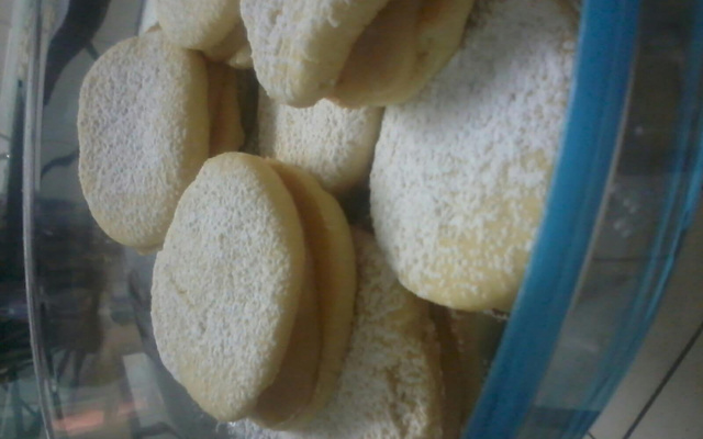 Alfajor de amido de milho (Maisena)