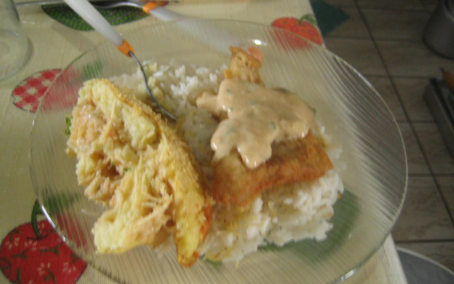 Rocambole de bacalhau