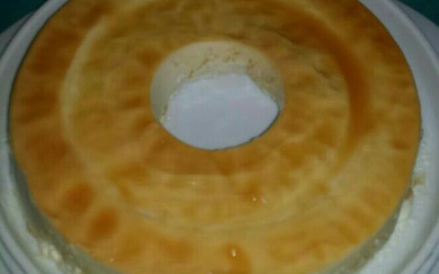 Pudim gelado sem ovo e sem forno