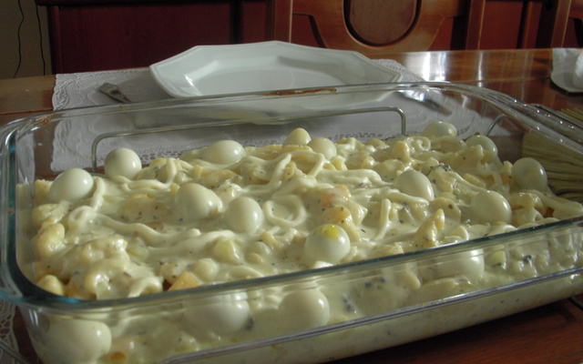 Nhoque aos quatros queijos