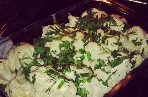 Couve-flor gratinada