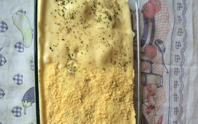 Batata suzy com creme de queijo