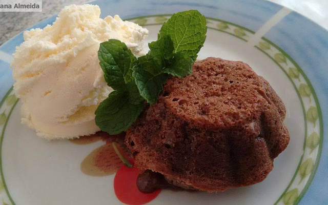 Petit gateau de liquidificador