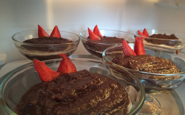 Doce de banana com chocolate