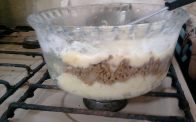 Escondinho de carne moída rapidinho