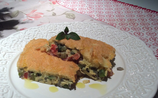 Omelete de forno sem óleo