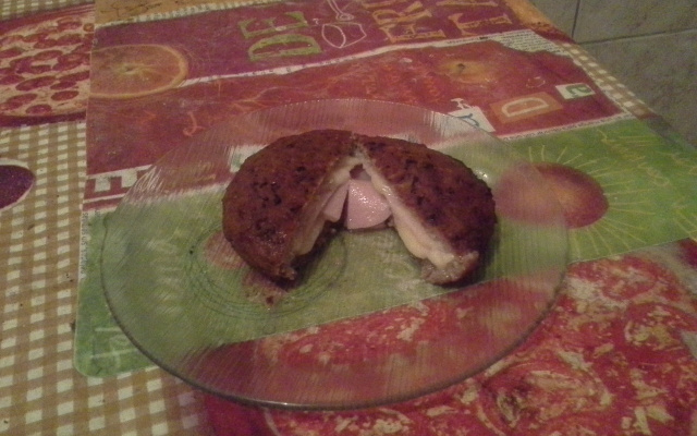 Hambúrguer recheado