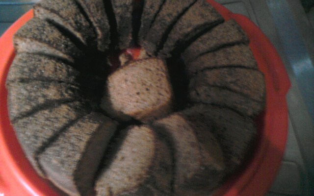 Bolo de banana com casca