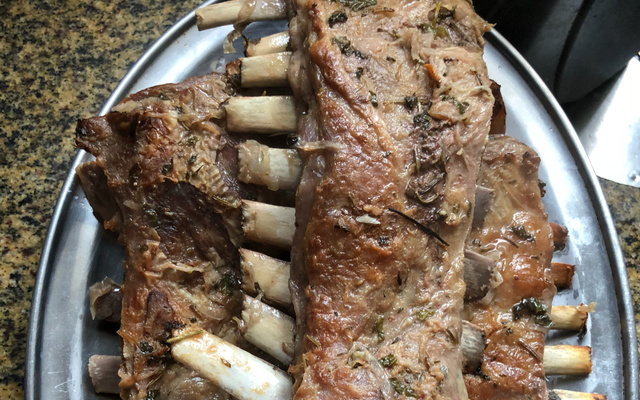 Pernil de Cordeiro Assado