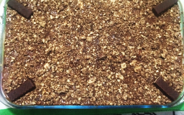 Pavê misto de biscoito de maisena