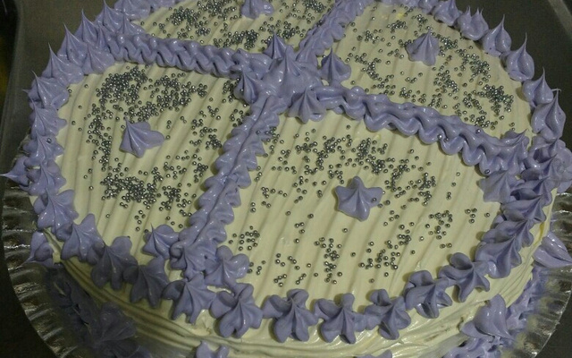 Cobertura para bolo de aniversário