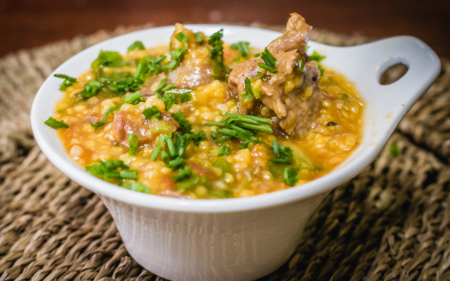 Mungunzá salgado à moda cearense