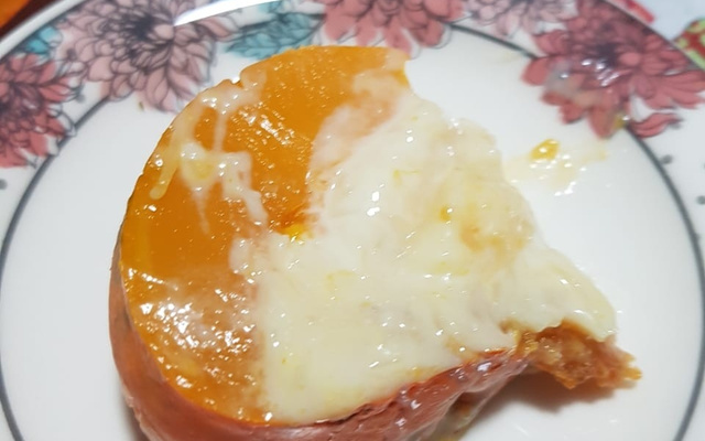 Doce de abóbora recheado